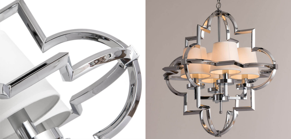 Люстра Lantern Rhombus Chromium Люстра Lantern Rhombus Chromium - Loft-Concept в Челябинске