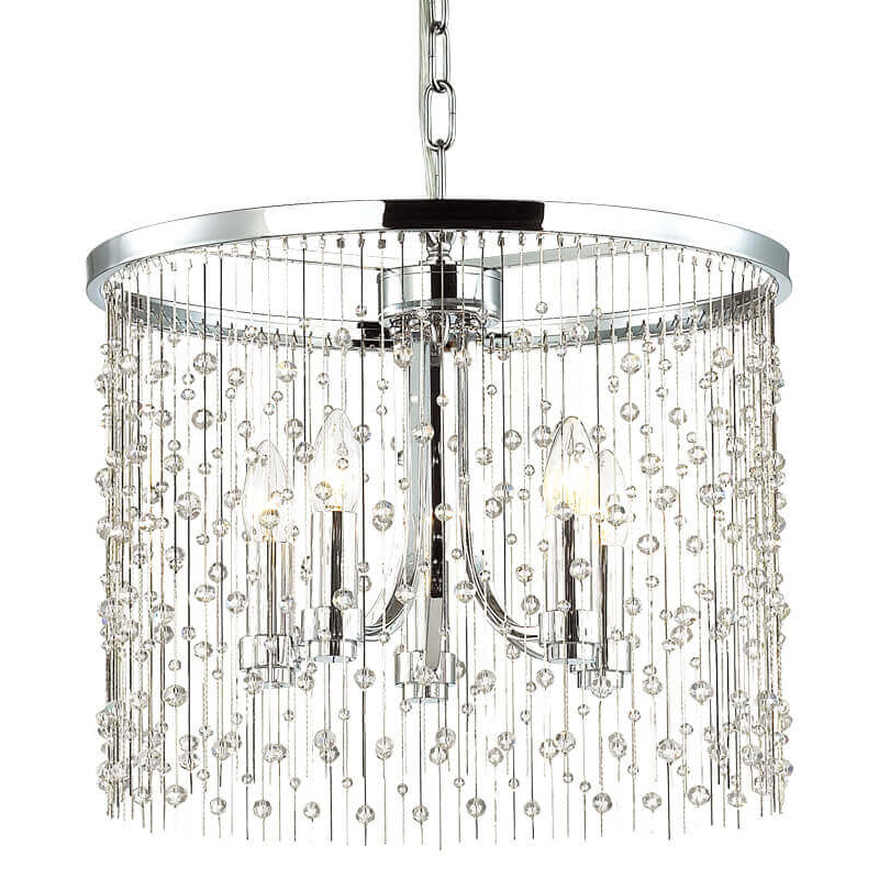 Люстра Hailstorm Rain Chandelier chrome Прозрачный (Transparent) Хром Люстра Hailstorm Rain Chandelier chrome Прозрачный (Transparent) Хром в Челябинске | Loft Concept