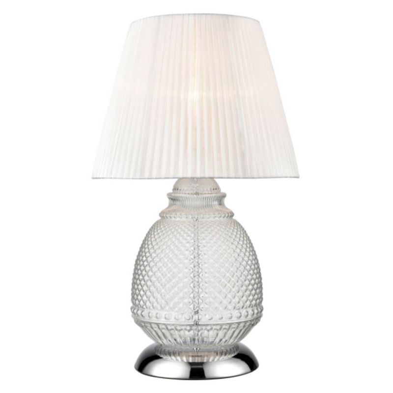 Настольная лампа Gloria Table Lamp Прозрачное Стекло Белый Настольная лампа Gloria Table Lamp Прозрачное Стекло Белый в Челябинске | Loft Concept