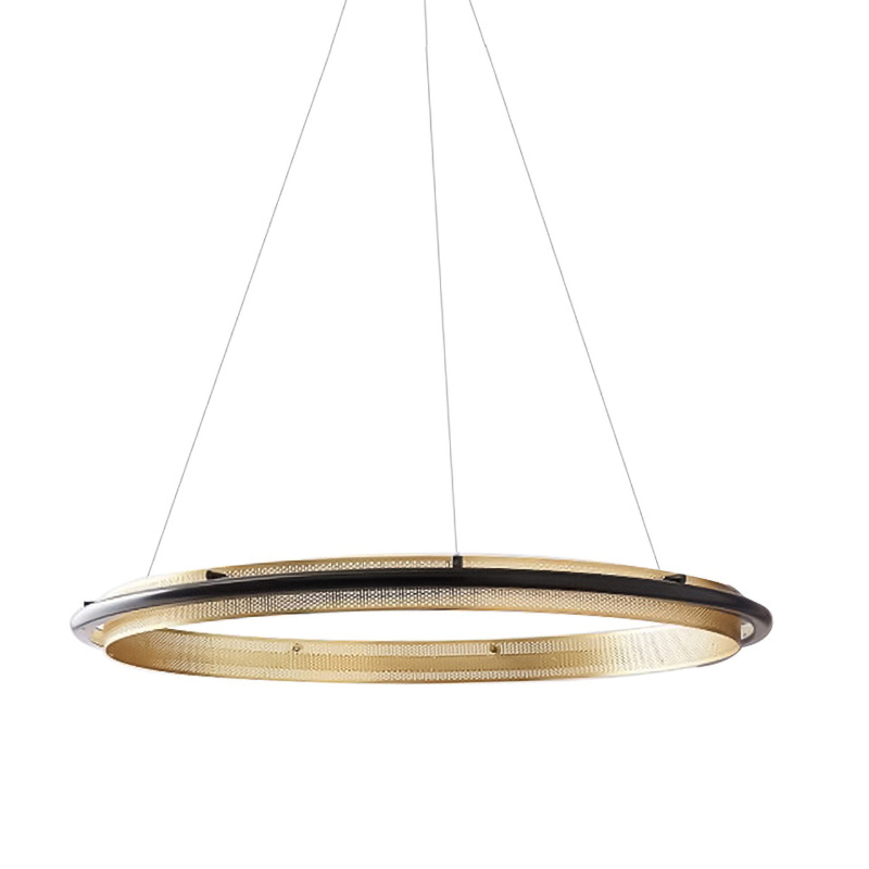 Люстра Gold ring horizontal pendant Золотой Люстра Gold ring horizontal pendant Золотой в Челябинске | Loft Concept