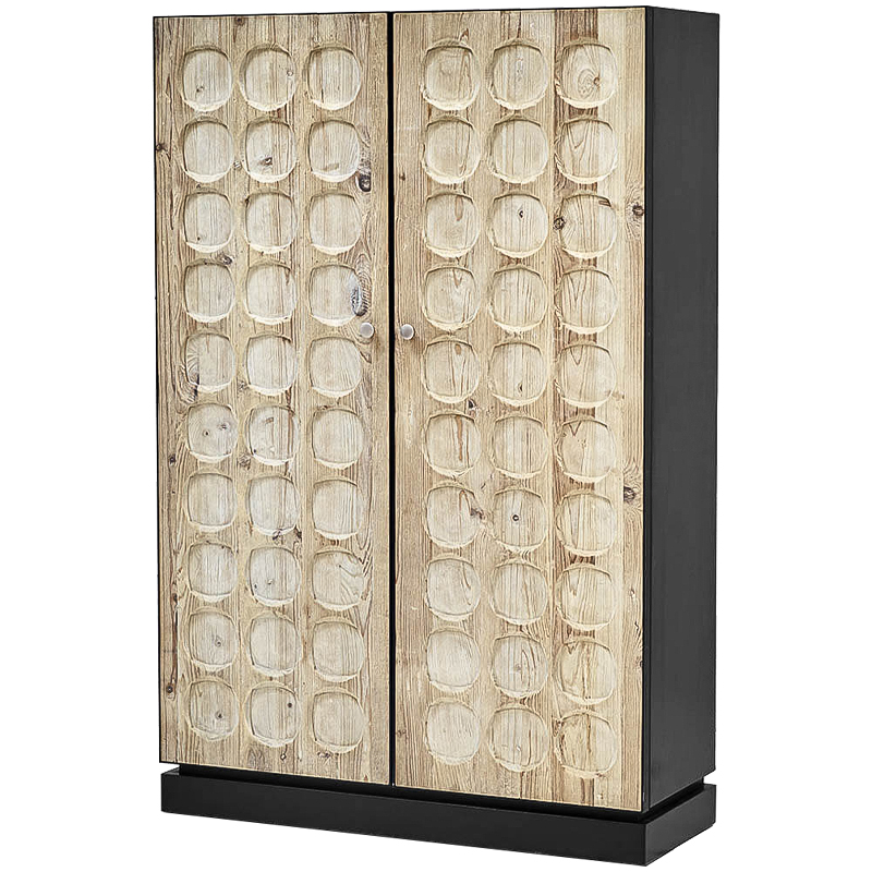 Шкаф Birkir Wardrobe Древесина Черный в Челябинске | Loft Concept 