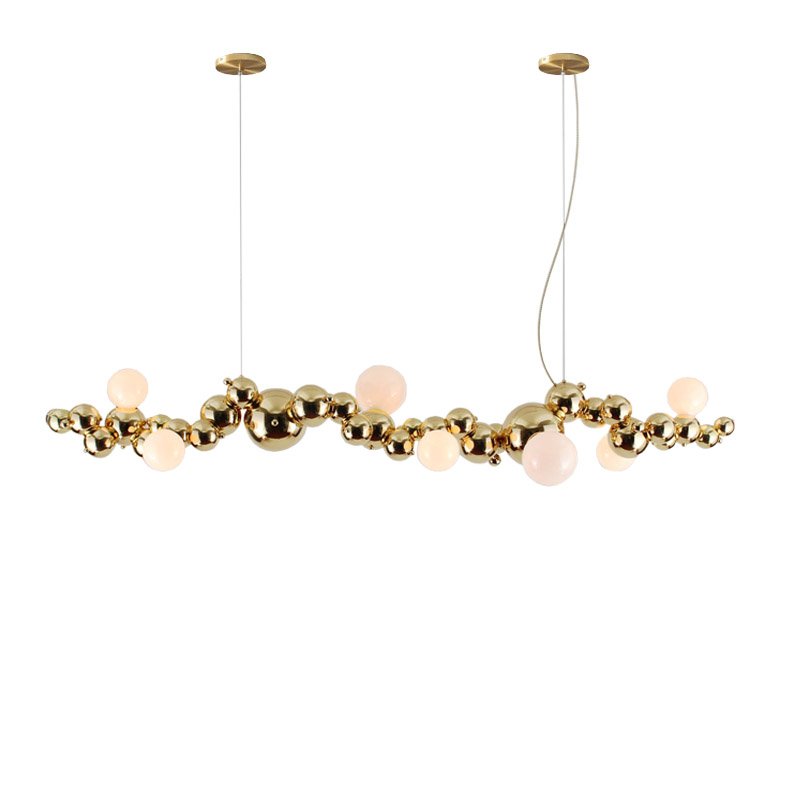 Люстра BUBBLY 8 BY ROSIE LI TRIODE DESIGN Глянцевое золото Люстра BUBBLY 8 BY ROSIE LI TRIODE DESIGN Глянцевое золото в Челябинске | Loft Concept