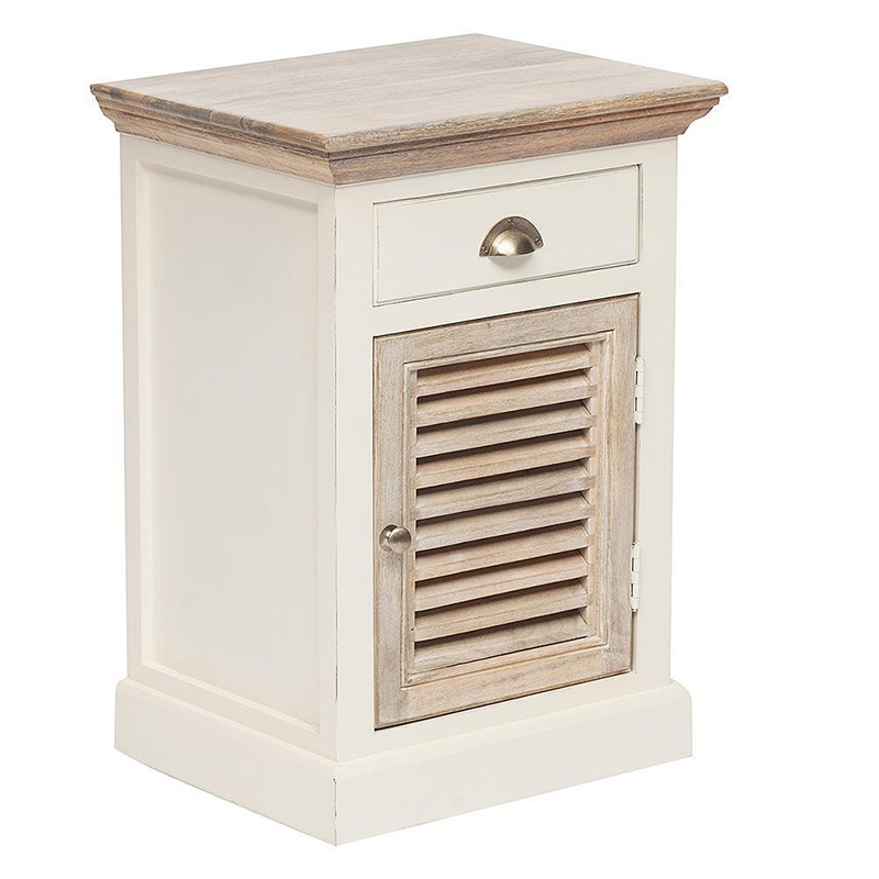 Тумба Edmon Nightstand Белый Древесина Тумба Edmon Nightstand Белый Древесина в Челябинске | Loft Concept