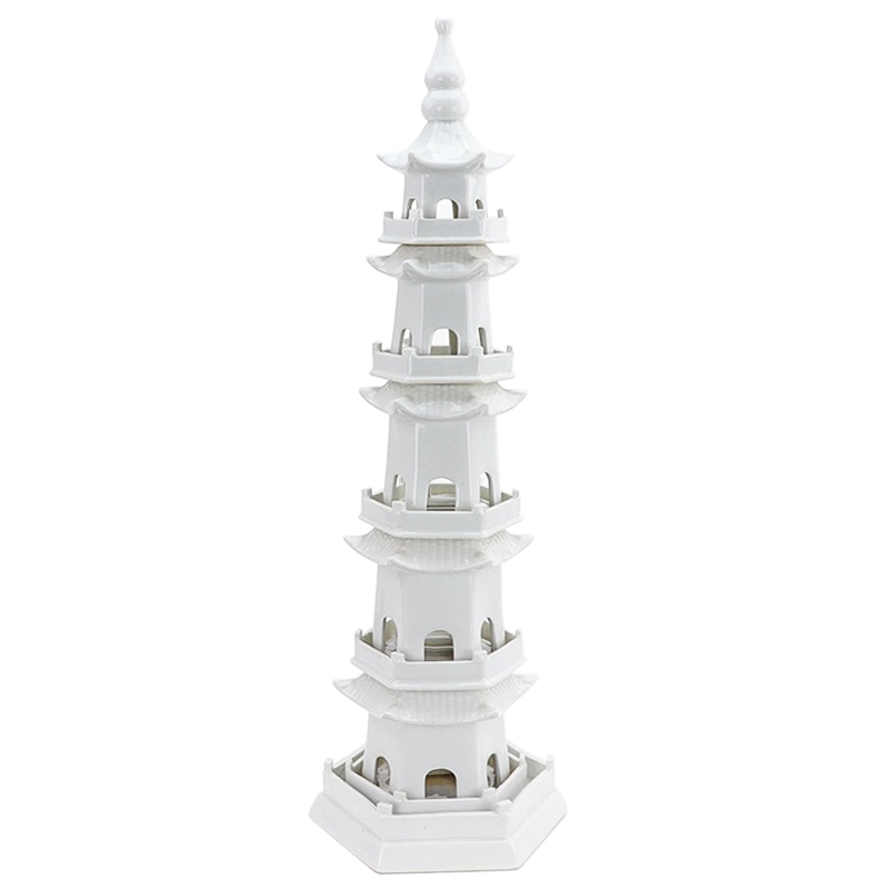 Статуэтка Ceramic Pagoda white Белый в Челябинске | Loft Concept 