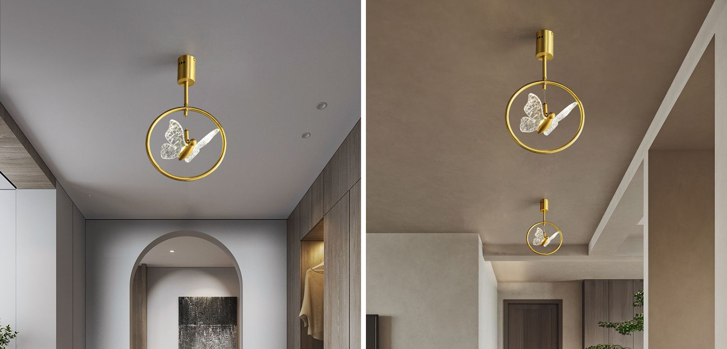 Светильник Butterfly Disk Pendant Lamp H - фото