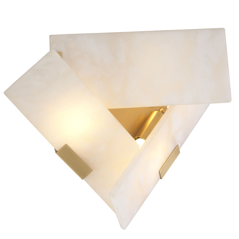 Бра Eichholtz Wall Lamp Bella Bianco Латунь Белый Бра Eichholtz Wall Lamp Bella Bianco Латунь Белый в Челябинске | Loft Concept