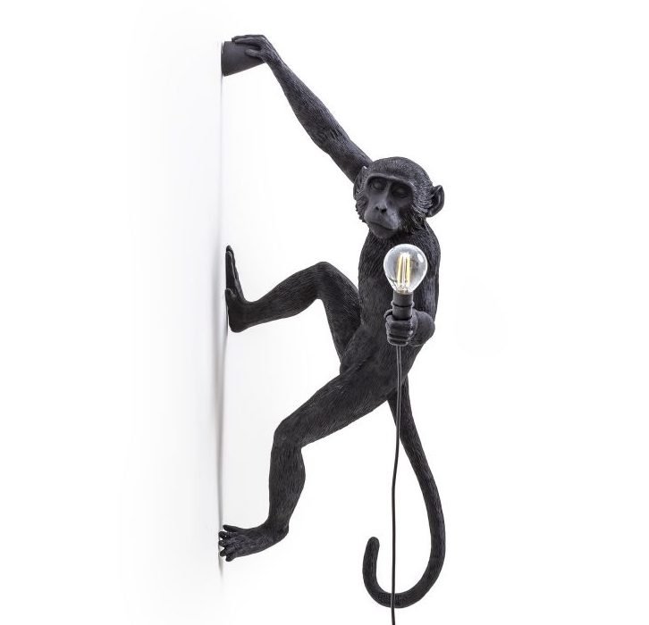 Бра Seletti The Monkey Lamp Hanging Version Right Черный Бра Seletti The Monkey Lamp Hanging Version Right Черный в Челябинске | Loft Concept