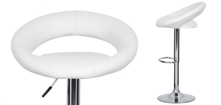 Барный стул Ring Dark White Барный стул Ring Dark White - Loft-Concept в Челябинске