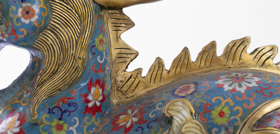 Большой Бронзовый Китайский дракон - фото №2