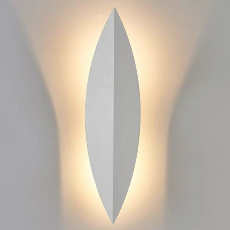 Art Deco Leaf Wall Lamp White Белый Art Deco Leaf Wall Lamp White Белый в Челябинске | Loft Concept