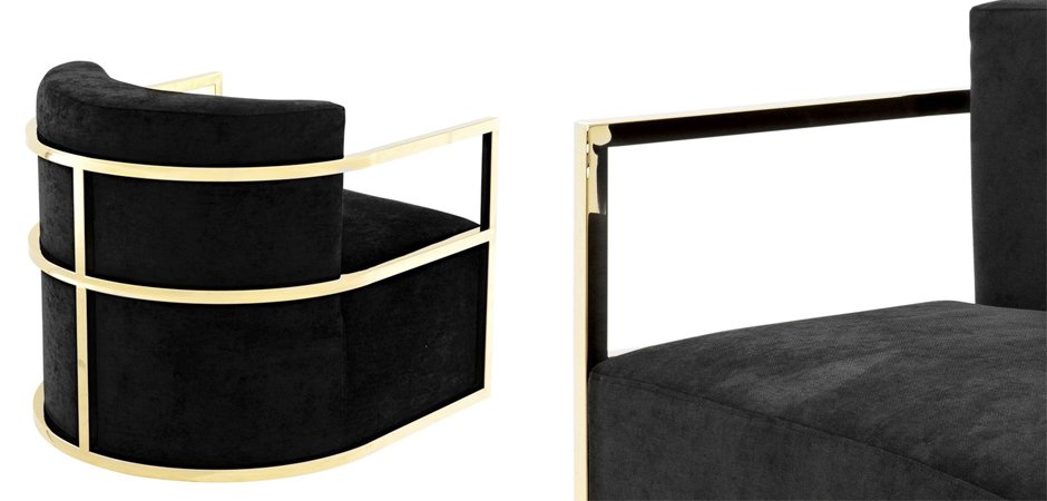 Кресло Eichholtz Chair Emilio Gold Кресло Eichholtz Chair Emilio Gold - Loft-Concept в Челябинске