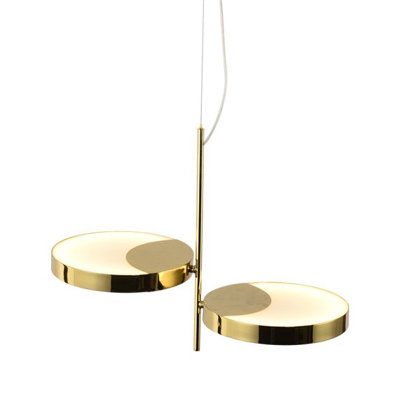 Люстра MM Lampadari Moonlight 7327/2 chandelier Золотой Белый Люстра MM Lampadari Moonlight 7327/2 chandelier Золотой Белый в Челябинске | Loft Concept