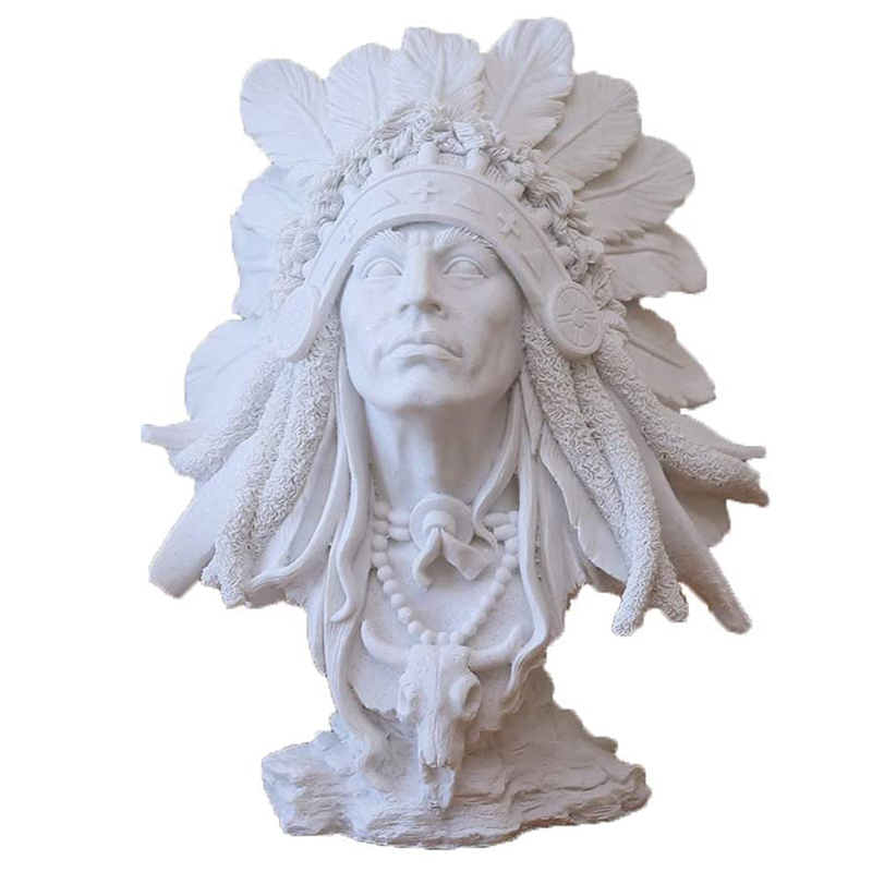 Native american indian figurine A Белый Native american indian figurine A Белый в Челябинске | Loft Concept