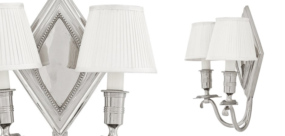 Бра Eichholtz Wall Lamp Diamond Double Бра Eichholtz Wall Lamp Diamond Double - Loft-Concept в Челябинске