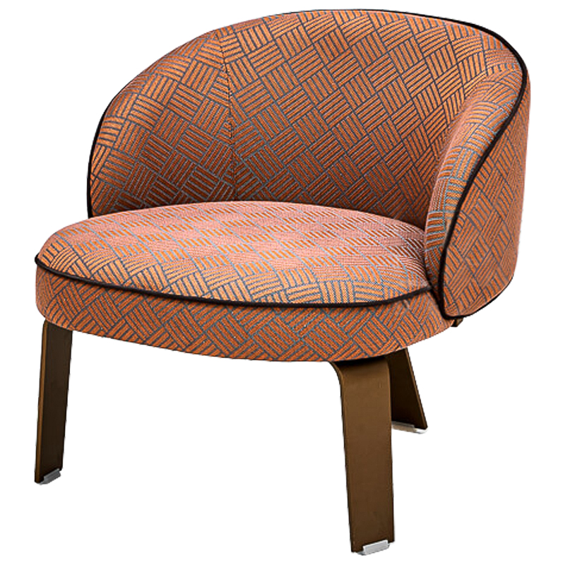 Кресло Muynck Chair Медь светлая Коралловый Кресло Muynck Chair Медь светлая Коралловый в Челябинске | Loft Concept