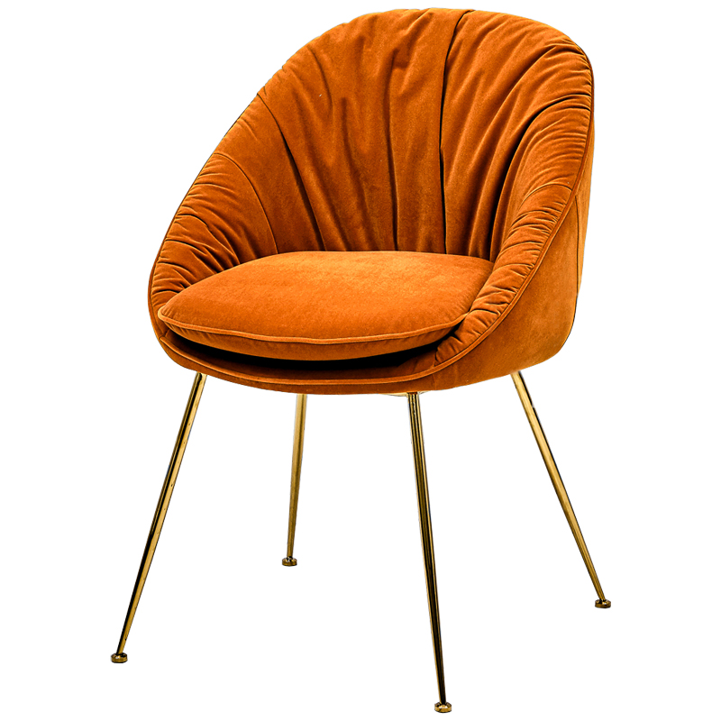 Стул Perrers Stool Orange Оранжевый Глянцевое золото Стул Perrers Stool Orange Оранжевый Глянцевое золото в Челябинске | Loft Concept