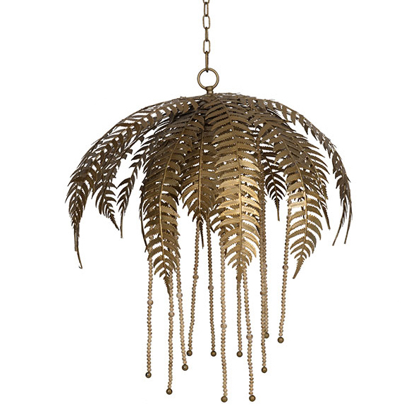 Люстра Thin Palm Chandelier Золотой Люстра Thin Palm Chandelier Золотой в Челябинске | Loft Concept