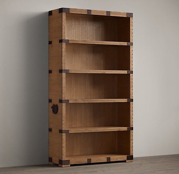 Стеллаж Vintage Loft Rack 2 Дуб темный Стеллаж Vintage Loft Rack 2 Дуб темный в Челябинске | Loft Concept