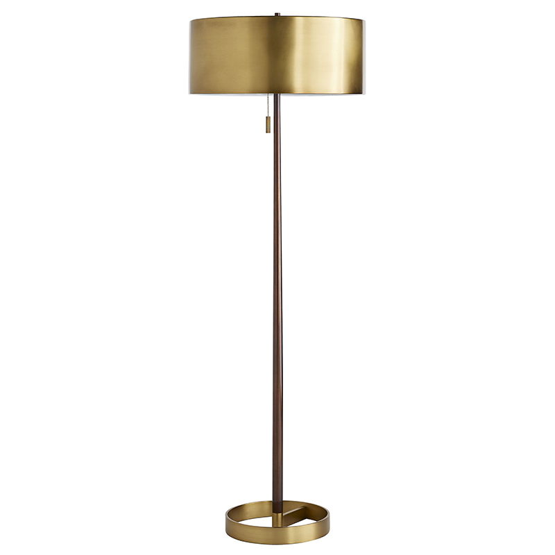 Торшер Arteriors VIOLETTA FLOOR LAMP Латунь Торшер Arteriors VIOLETTA FLOOR LAMP Латунь в Челябинске | Loft Concept
