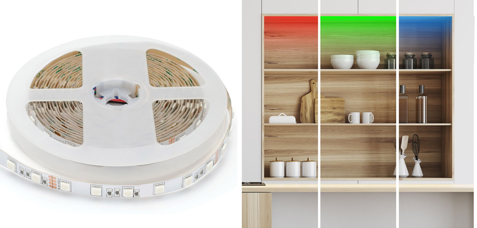 Светодиодная лента 15W/m 60LED/m 5050SMD разноцветная 5M Светодиодная лента 15W/m 60LED/m 5050SMD разноцветная 5M - Loft-Concept в Челябинске