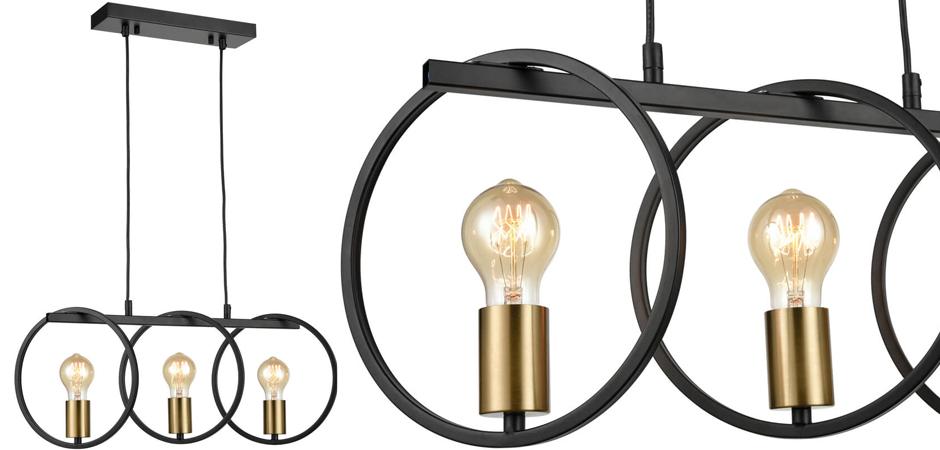 Люстра Loft Rings Ligh 3 Люстра Loft Rings Ligh 3 - Loft-Concept в Челябинске