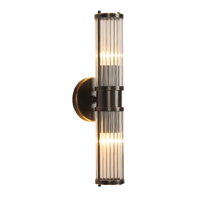 Ralph Lauren Бра Allen Double Light Темная бронза Прозрачный (Transparent) Ralph Lauren Бра Allen Double Light Темная бронза Прозрачный (Transparent) в Челябинске | Loft Concept