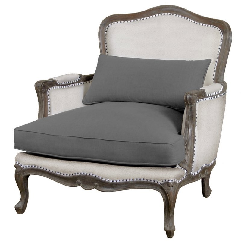Кресло Bergere Royal Louis XVI Кресло Бержер ivory ( слоновая кость ) Дерево Темно-Серый Кресло Bergere Royal Louis XVI Кресло Бержер ivory ( слоновая кость ) Дерево Темно-Серый в Челябинске | Loft Concept
