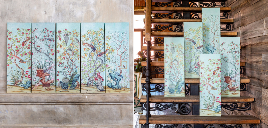 Постер Blue Chinoiserie 1 Постер Blue Chinoiserie 1 - Loft-Concept в Челябинске