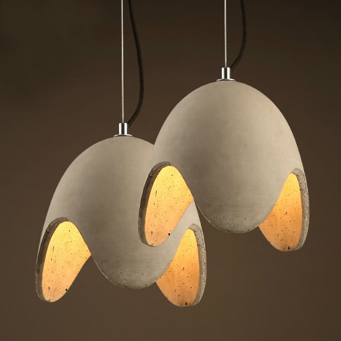 Подвесной светильник Art Concrete Helmet Подвесной светильник Art Concrete Helmet в Челябинске | Loft Concept
