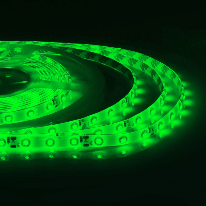 Светодиодная влагозащищенная лента 4,8W/m 60LED/m 3528SMD зеленый Белый Светодиодная влагозащищенная лента 4,8W/m 60LED/m 3528SMD зеленый Белый в Челябинске | Loft Concept