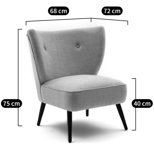 Кресло с декором бахрома Linen Fringe Chair Beige Кресло с декором бахрома Linen Fringe Chair Beige в Челябинске