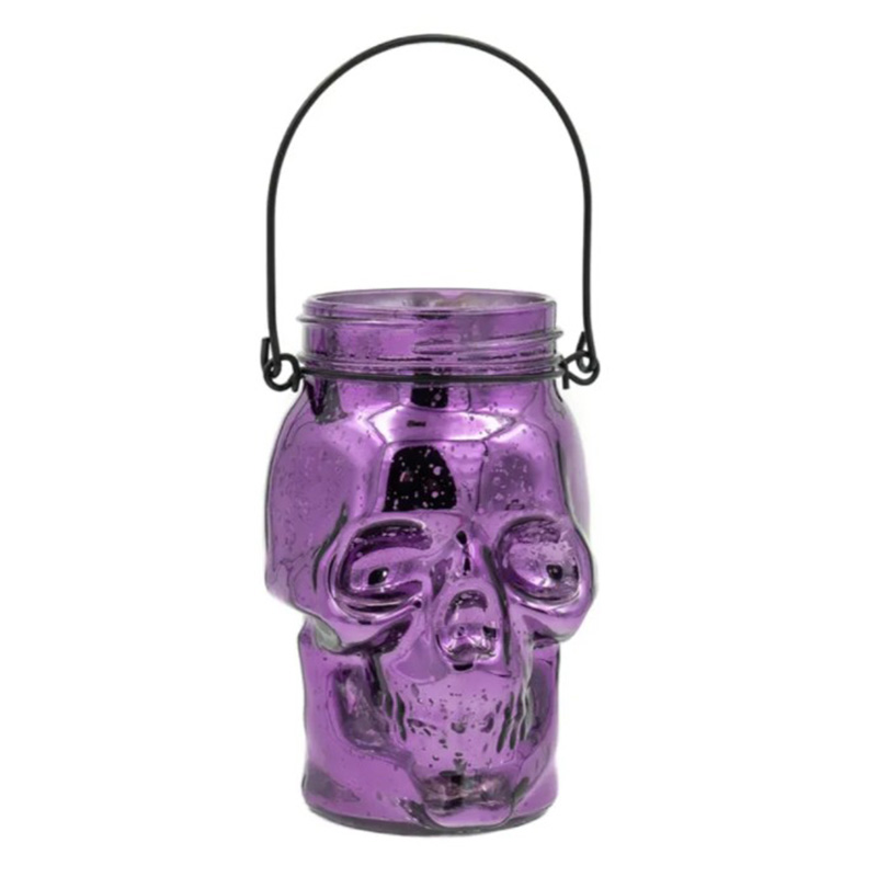 Подсвечник Glass Skull Пурпурный Подсвечник Glass Skull Пурпурный в Челябинске | Loft Concept