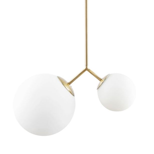 Подвесной светильник VIOLA WALL Lamp Латунь Белый Подвесной светильник VIOLA WALL Lamp Латунь Белый в Челябинске | Loft Concept