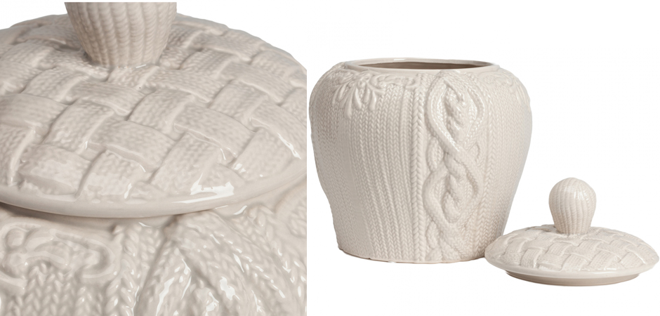 Ваза Knitted Pattern с крышкой Ваза Knitted Pattern с крышкой - Loft-Concept в Челябинске