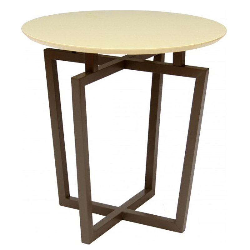 Приставной стол Orrell Side Table Бежевый Коричневый Приставной стол Orrell Side Table Бежевый Коричневый в Челябинске | Loft Concept