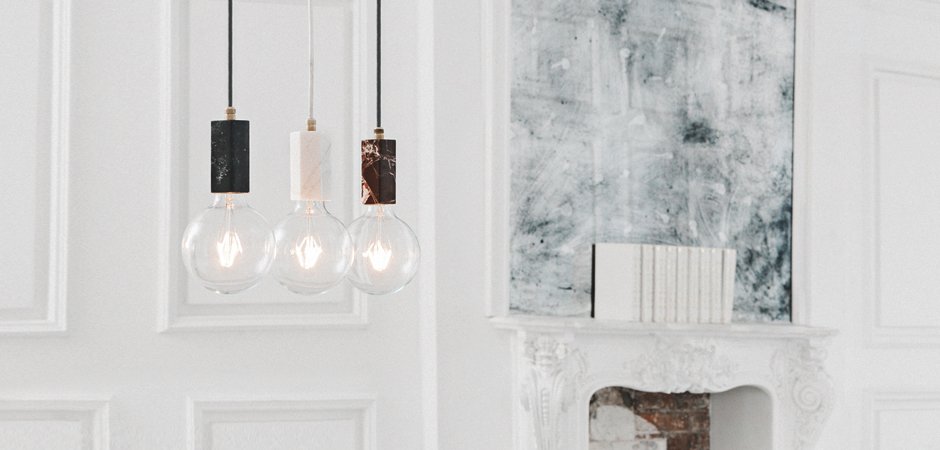 Подвесной светильник MARMOR TROM Bianco Подвесной светильник MARMOR TROM Bianco - Loft-Concept в Челябинске