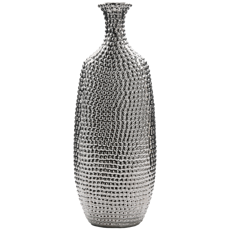 Декоративная ваза Silver Pearle Серебряный Декоративная ваза Silver Pearle Серебряный в Челябинске | Loft Concept