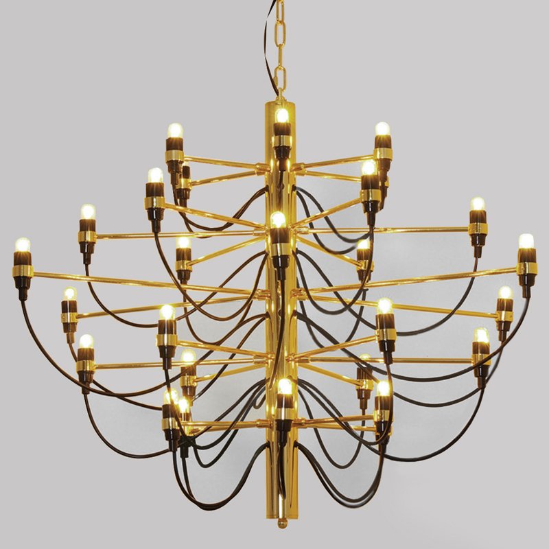 Люстра Flos 2097 30 Brass Gold by Gino Sarfatti Латунь Люстра Flos 2097 30 Brass Gold by Gino Sarfatti Латунь в Челябинске | Loft Concept