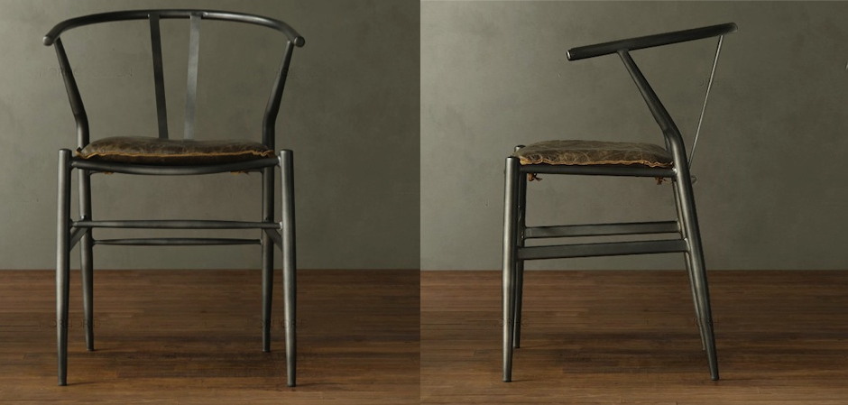 Стул Loft Industrial Kitchen Leather Стул Loft Industrial Kitchen Leather - Loft-Concept в Челябинске
