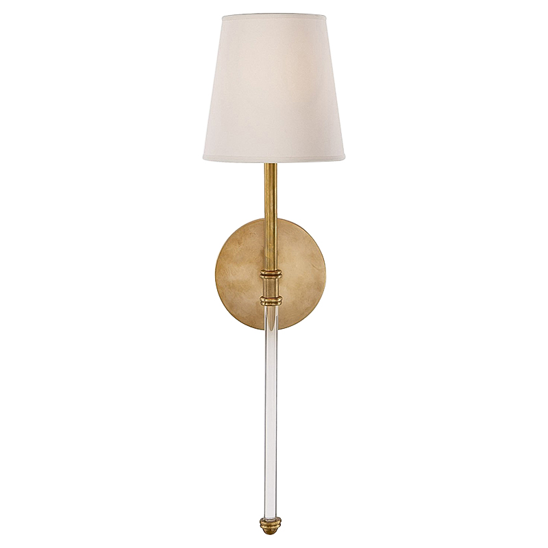 Бра Natale Sconce Brass Латунь Античная полированная Белый Бра Natale Sconce Brass Латунь Античная полированная Белый в Челябинске | Loft Concept