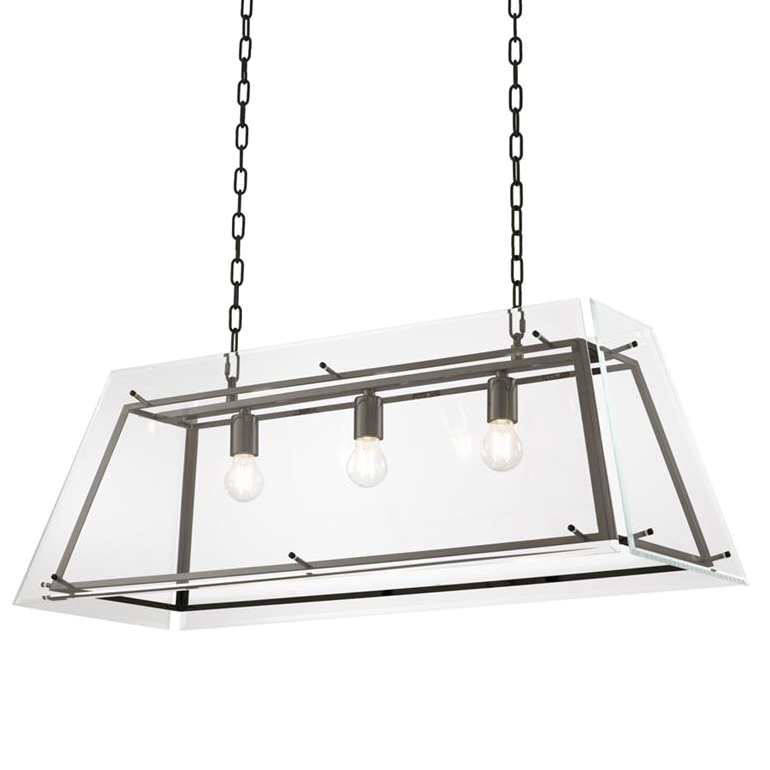 Люстра Chandelier Azure L Bronze Темная бронза Прозрачный (Transparent) Люстра Chandelier Azure L Bronze Темная бронза Прозрачный (Transparent) в Челябинске | Loft Concept