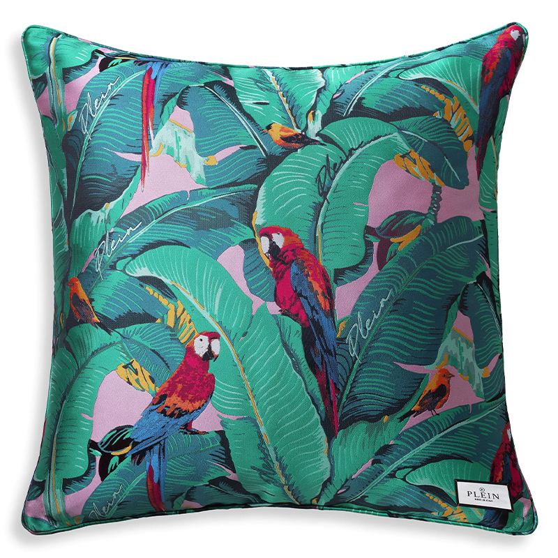 Подушка Philipp Plein Cushion Parrot 70 x 70 Мульти Подушка Philipp Plein Cushion Parrot 70 x 70 Мульти в Челябинске | Loft Concept