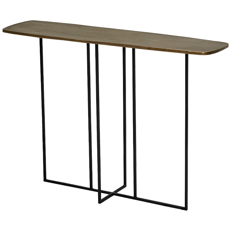 Консоль Rainer Console Винтажная латунь Консоль Rainer Console Винтажная латунь в Челябинске | Loft Concept