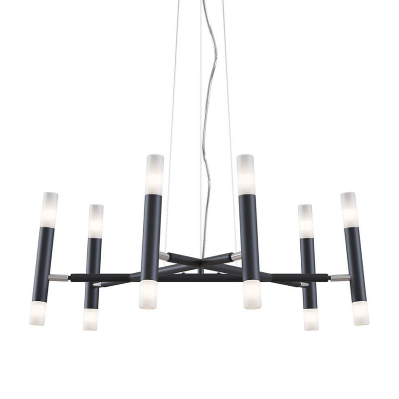 Люстра Arnaut Chandelier 12 Черный Люстра Arnaut Chandelier 12 Черный в Челябинске | Loft Concept