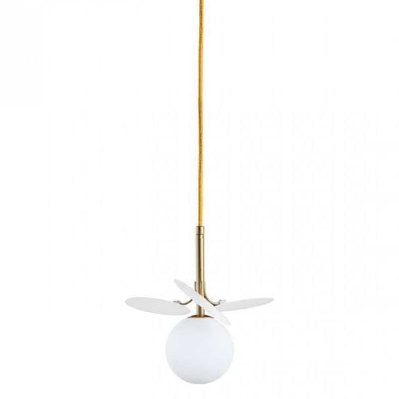 Подвесной светильник MATISSE Pendant One White Золотой Белый Подвесной светильник MATISSE Pendant One White Золотой Белый в Челябинске | Loft Concept