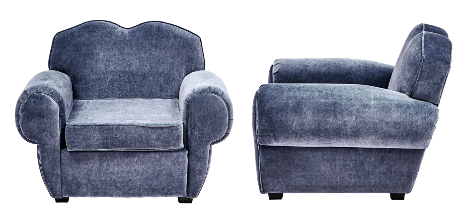 Кресло Braganza Chair Dusty Blueberry Кресло Braganza Chair Dusty Blueberry - Loft-Concept в Челябинске