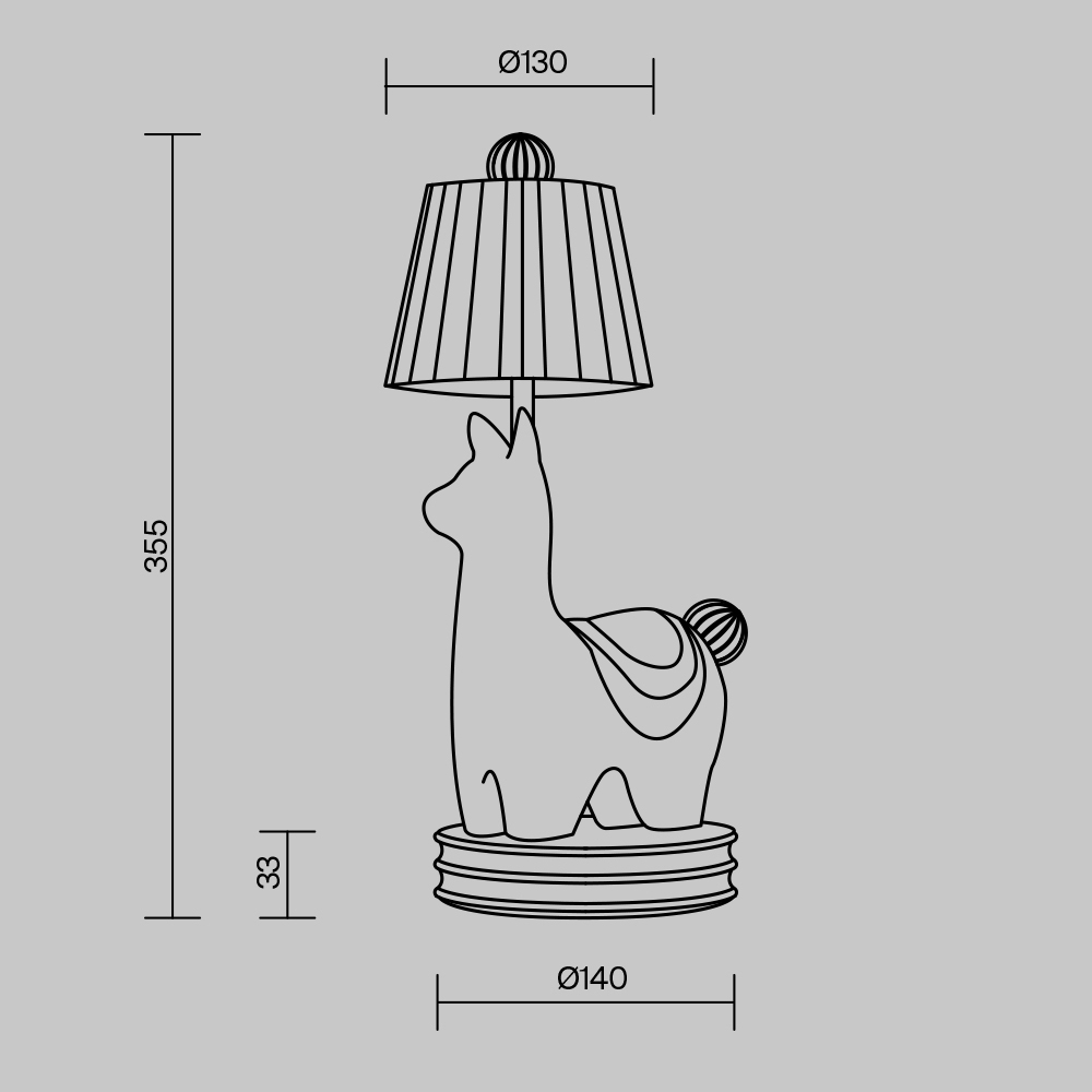 Настольный светильник Senor Alpaca 3000К 7Вт в Челябинске