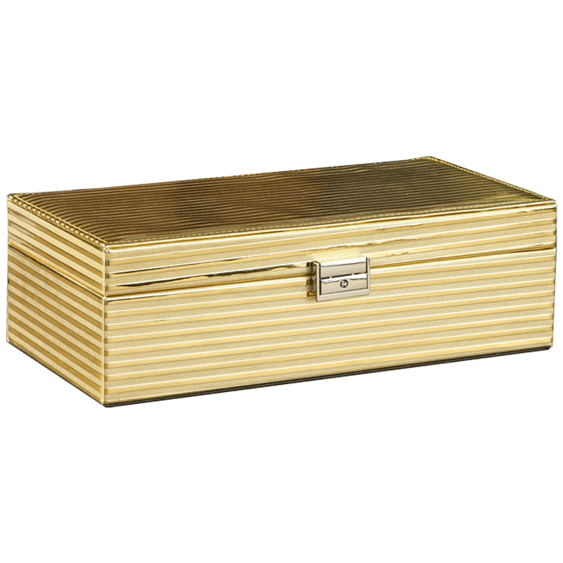 Шкатулка Afira Jewerly Organizer Box Золотой Шкатулка Afira Jewerly Organizer Box Золотой в Челябинске | Loft Concept