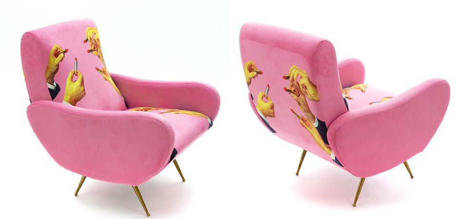 Кресло Seletti Armchair Lipsticks Pink Кресло Seletti Armchair Lipsticks Pink - Loft-Concept в Челябинске