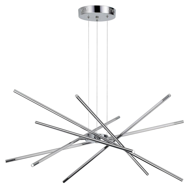 Люстра Trumpet Tube Chrome Chandelier Хром Люстра Trumpet Tube Chrome Chandelier Хром в Челябинске | Loft Concept
